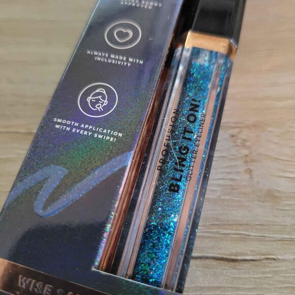 Profusion Cosmetics Bling It On Glitter Eyeliner Wise Sapphire - Picture 2 of 4